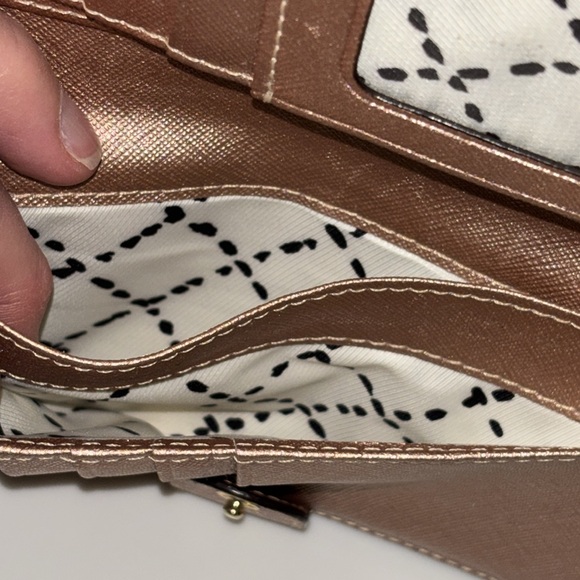 Kate Spade Metallic Rose Gold Wallet - Picture 6 of 10